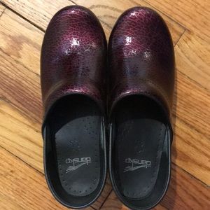 Dansko clogs - Patent Ruby Red